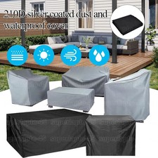 Schutzhaube Gartenmöbel Abdeckung Schutzhülle Abdeckplane Garnitur für Terrassen