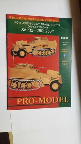 Kfz 250 pro - 250/1, model