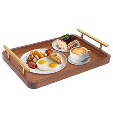 Tablett Serviertablett Bambus