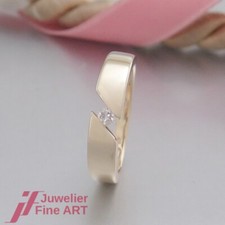 Solitär - Spann-Ring-Optik- 1