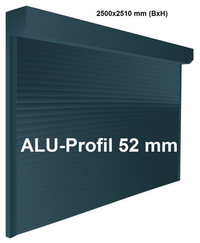 Alu rolltor 52er lamelle - 52er, alu-lamelle