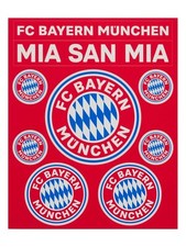 FC Bayern München Aufkleberkarte Sticker 2er Set offizielles Lizenzprodukt