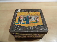 Alte Dose Blechdose Klappdose leer Senoussi Tabakdose Zigarettendose