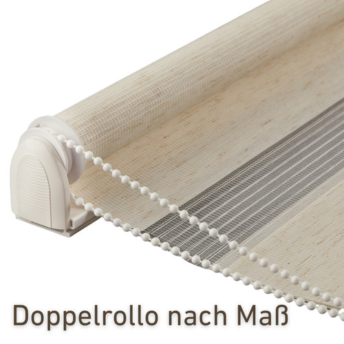 Doppelrollo nach maß klemmfix - doppelrollo,
