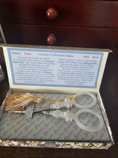 Stickschere Sajou. Motiv Croix. Original. Neue.