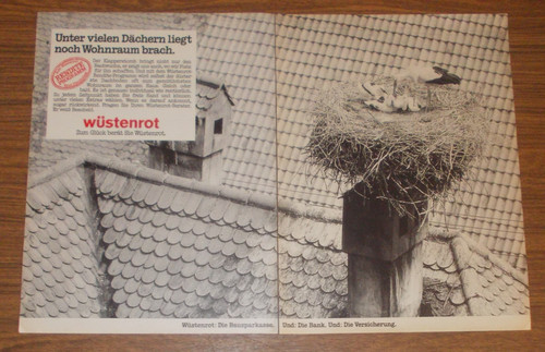 Seltene werbung wüstenrot - werbung,