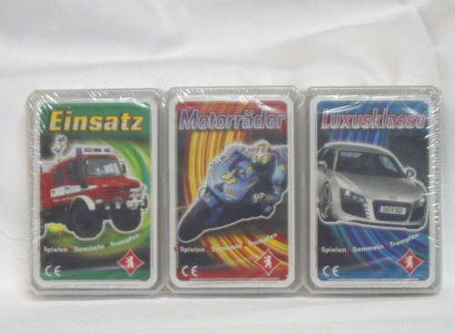 Quartett set kartenspiel - kartenspiel, 3er