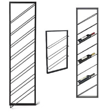 Weinregal Flaschenregal Metall 3-8 Wandregal Flaschenhalter Hängend Wandmontage