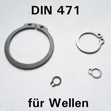 Sicherungsring DIN 471 für Wellen Sahl blank, A1, Seegerring, Sprengring, Form A