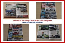 Seat Ibiza Bocanegra mit 180PS Literaturpaket - 2 komplette Zeitschriften