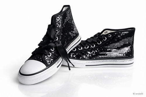 Damen sneaker glitzer - damen,