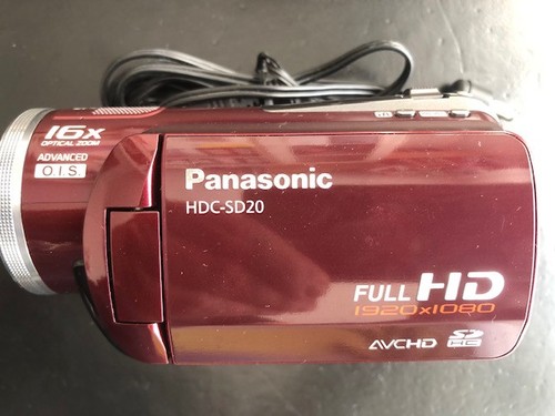 Videokamera panasonic hdc - videokamera, hdc-sd20