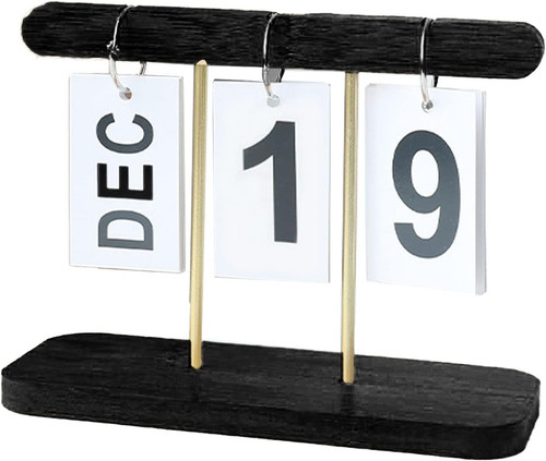 Holz schreibtischkalender - holz,