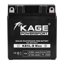 Batterie GEL KAGE YB5L-B 12N5-3B für Hercules Honda MZ MUZ Simson Suzuki Yamaha