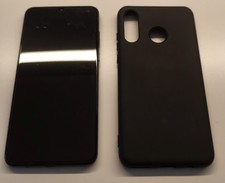 Huawei P30 Lite, 256GB ROM, 6GB RAM, Midnight Black - Mit Schale, ohne Ladegerät