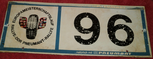 Ddr rally schild - ddr, rally-schild