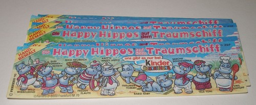 10x beipackzettel happy hippos - 10x,