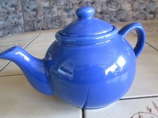 Keramik kleine Teekanne (max. 3/4 Liter) blau neuwertig Landhaus