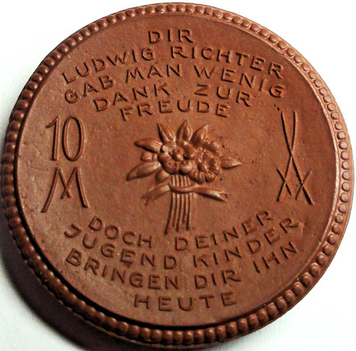 Notgeld porzellan meissen - porzellan,