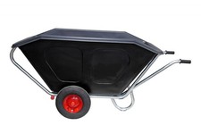 Growi Compactkarre 500 Liter kippbar stabile Transportkarre große Schubkarre