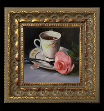 Original Miniatur Ölgemälde