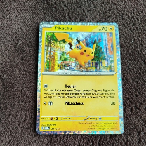 Pikachu m23de 006 015 - 006/015, pokémon
