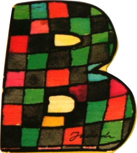 Janosch holzbuchstabe cm - holzbuchstabe, 6
