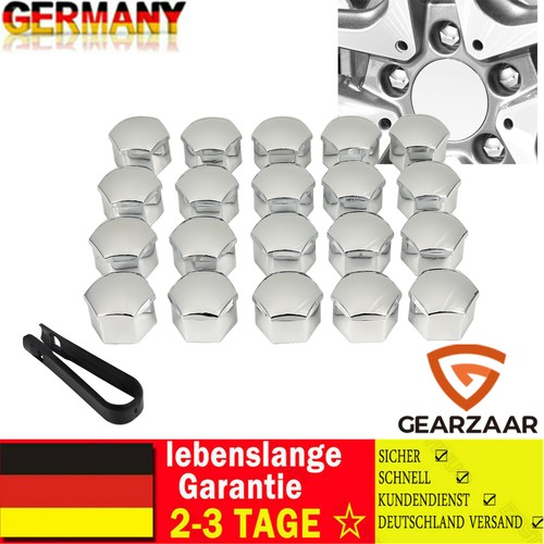 20pcs chrom kappen 17mm für - kappen,