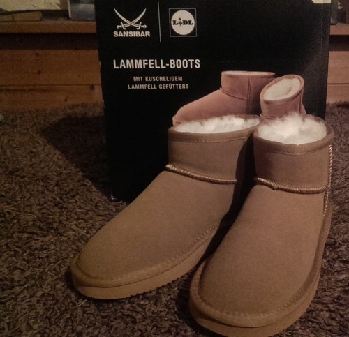 Sansibar lammfell stiefel - lammfell,