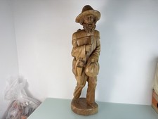 Holz Kunst Schnitzerei Figur