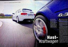 Sport Auto 12/2012 Mercedes C 63 AMG T-Modell W204 Performance Package mit 487PS