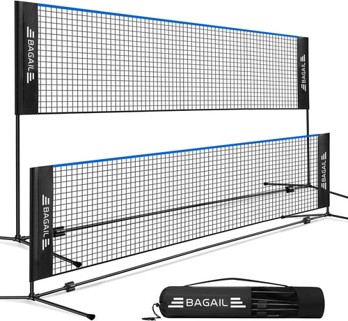 Faltbares badmintonnetz mit - faltbares,