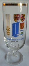 VEB Landskron Brauerei Görlitz -altes DDR Brauerei Bierglas Biertulpe 0,25l DDR