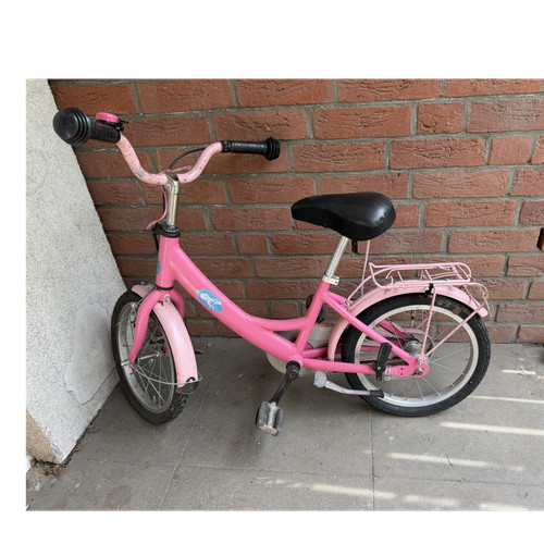 Kinderfahrrad cityrad rosa mit - kinderfahrrad,