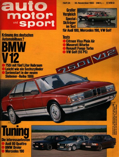 Zeitschrift auto motor und - auto,