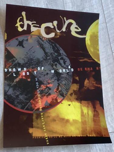 The cure concert poster - cure,