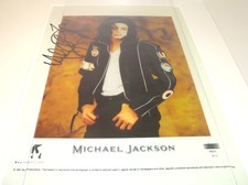1996 * Michael Jackson * Poster mit Autogramm * Nachdruck * gerollt
