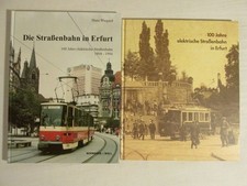 100 Jahre Straßenbahn in Erfurt, 2x Publikation zum Jubiläum 1994, zus. 230 S.