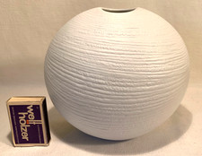 Vase; Porzellan; Rosenthal studio-line; Johan van Loon; Oval / Fischmaul; 90er !