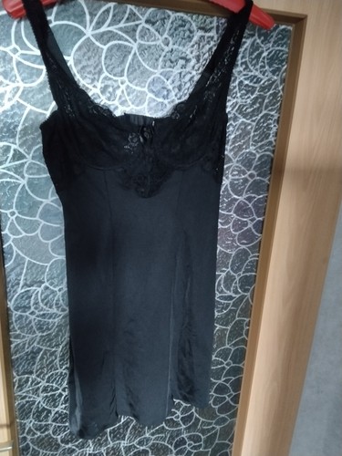Damen unterkleid schwarz - damen, gr.38