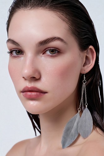Boho inspiriert grau silber - boho, grau/silber