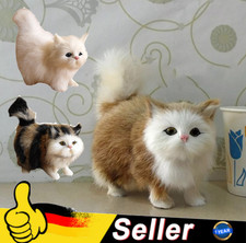 Realistische katze plüschtier - katze,