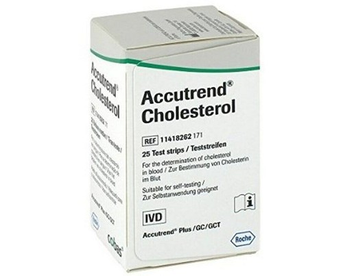 Accutrend cholesterol strips - accutrend,
