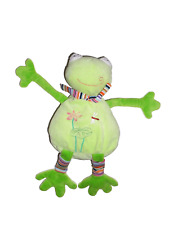 MaxiMo DM Drogerie Markt Frosch grün mehrfarbig Stofftier Kuscheltier Plüschtier