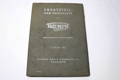 Triumph ersatzteilliste - triumph,