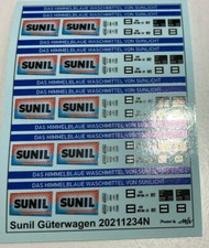 Sunil Güterwagen Decals 1:160