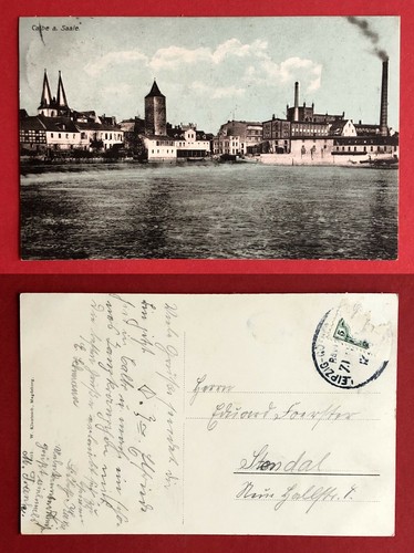 Calbe saale 1910 - calbe,