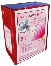 3L Bag BIO Aroniasaft, Muttersaft, 100% Direktsaft, Ernte 2025