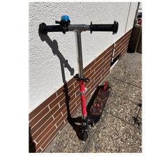 Micro cityroller schwarz rot - micro, schwarz-rot
