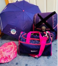 Scout Lucky Horses Set Schirm, Sporttasche, Regenhülle